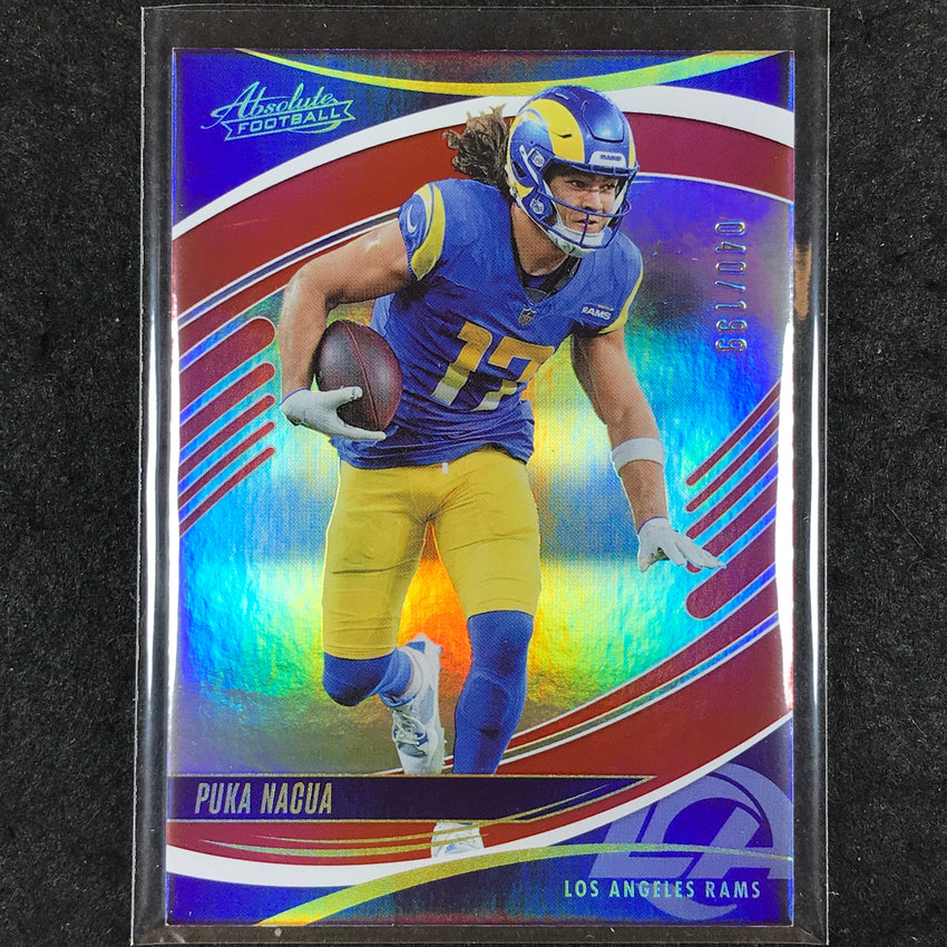 2025 Absolute Football PUKA NACUA Base Red Spectrum /199 #63