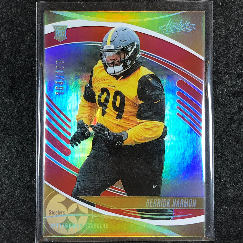 2025 Absolute Football DERRICK HARMON Rookie Base Red Spectrum /199 #116