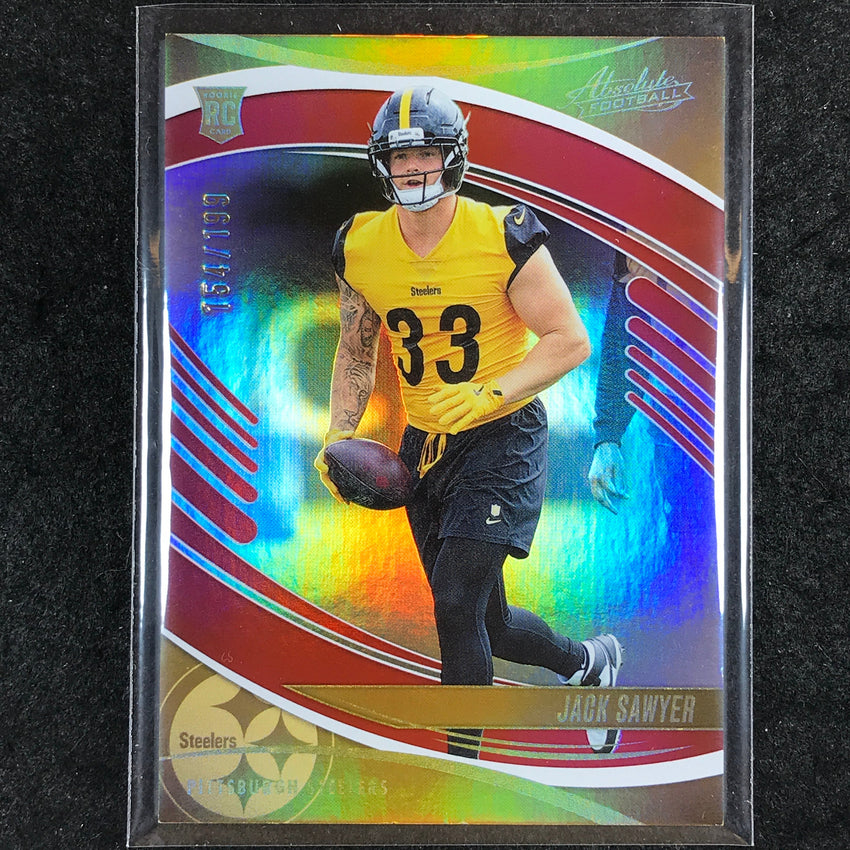 2025 Absolute Football JACK SAWYER Rookie Base Red Spectrum /199 #130