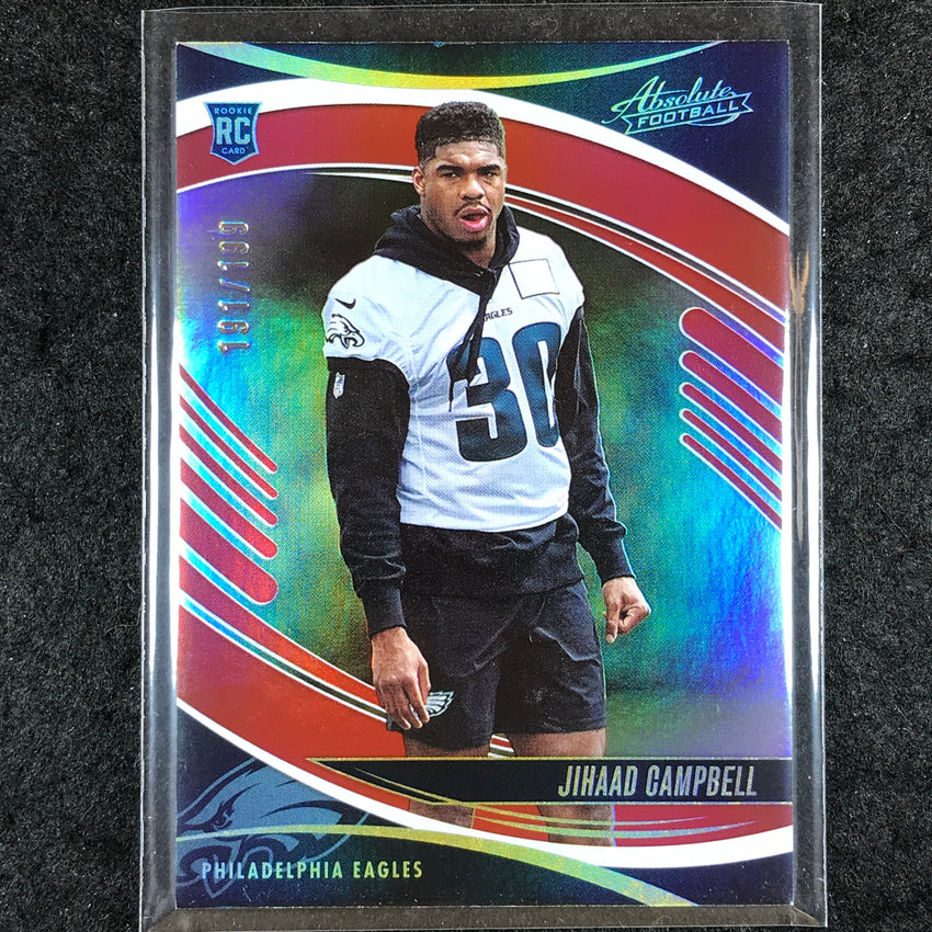 2025 Absolute Football JIHAAD CAMPBELL Rookie Base Red Spectrum /199 #142