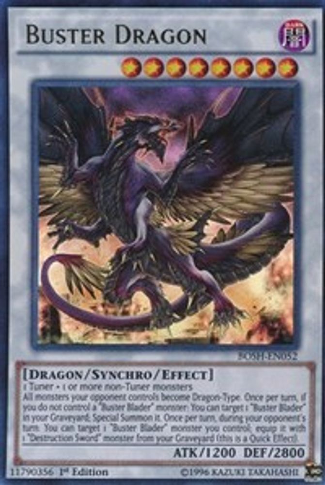 Buster Dragon - (BOSH-EN052) - Ultra Rare  1st Edition