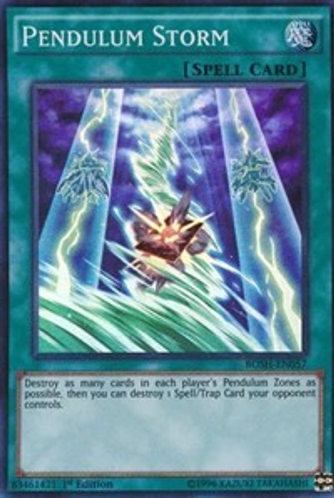 Pendulum Storm - (BOSH-EN057) - Super Rare  1st Edition