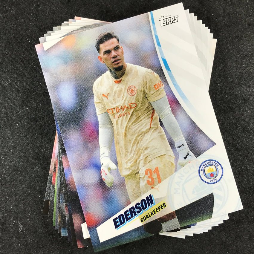 2024-25 Topps Blue Moon Manchester City COMPLETE BASE TEAM SET Base Set #1 - #30
