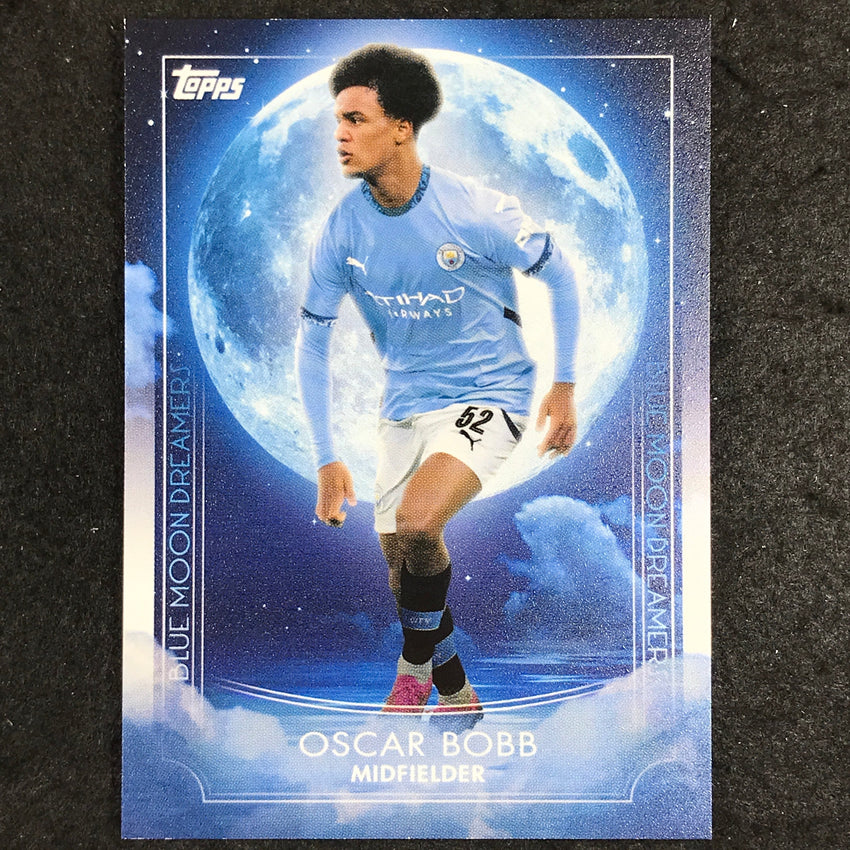 2024-25 Topps Blue Moon Manchester City OSCAR BOBB Base Dreamers #34