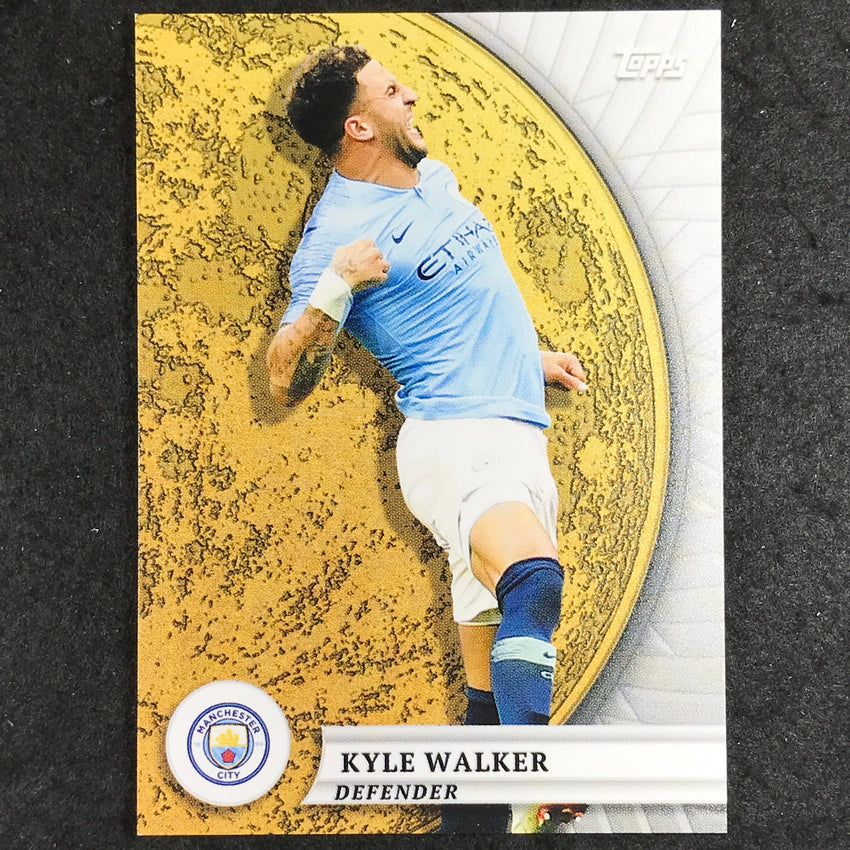 2024-25 Topps Blue Moon Manchester City KYLE WALKER Base Gold Moon #42