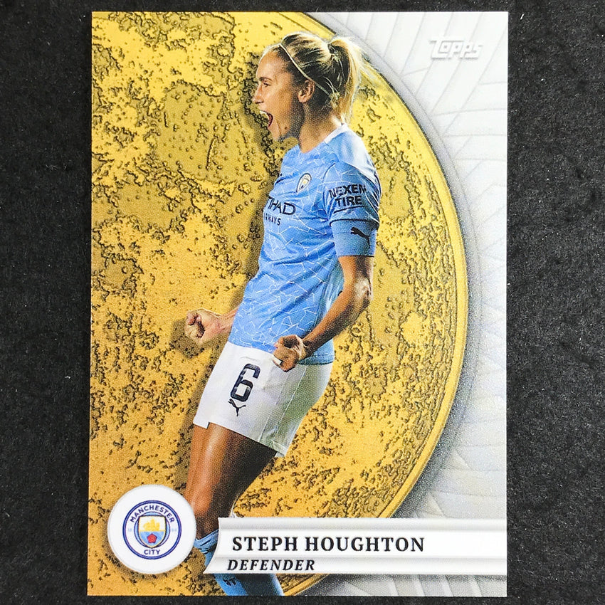 2024-25 Topps Blue Moon Manchester City STEPH HOUGHTON Base Gold Moon #46