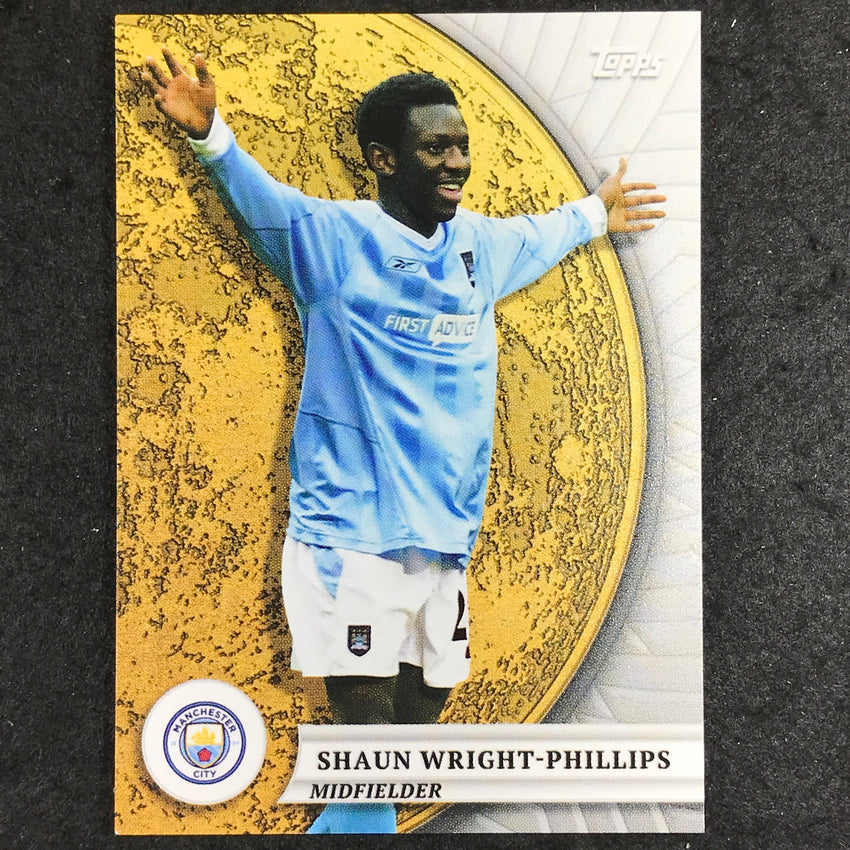 2024-25 Topps Blue Moon Manchester City SHAUN WRIGHT-PHILLIPS Base Gold Moon #49