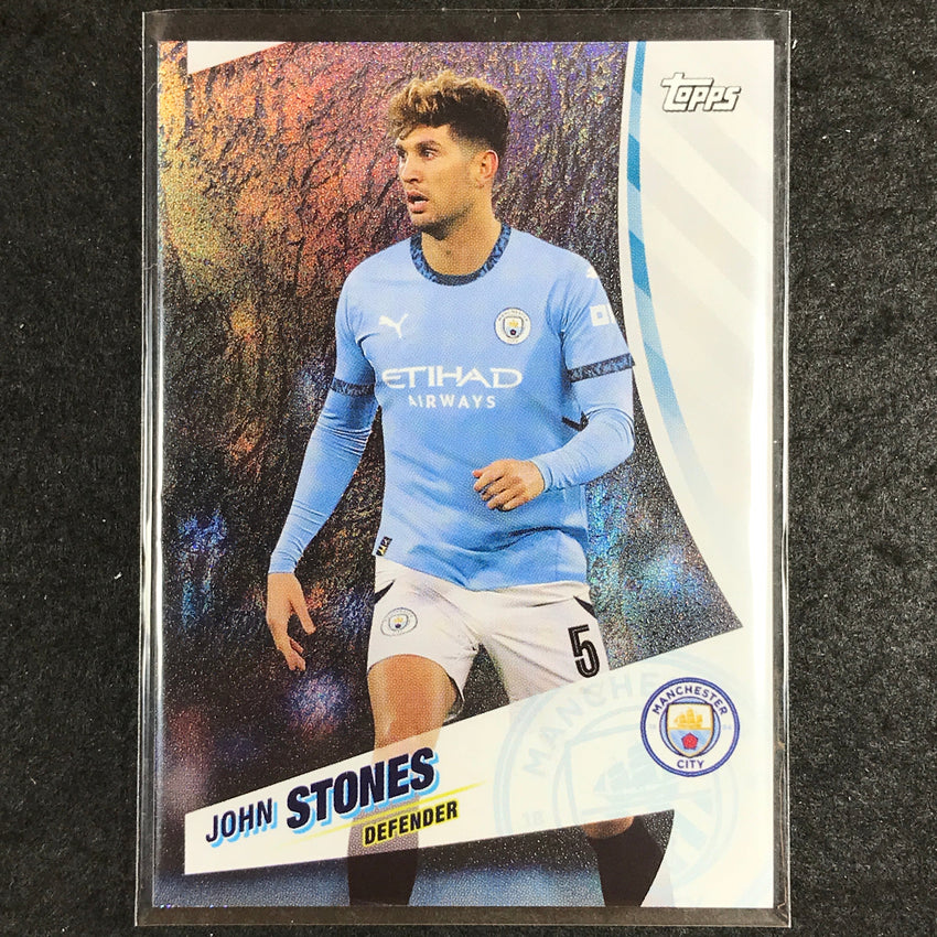 2024-25 Topps Blue Moon Manchester City JOHN STONES Base Set Lunar Dust #5