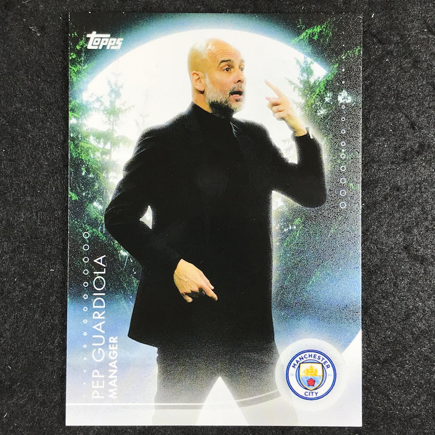 2024-25 Topps Blue Moon Manchester City PEP GUARDIOLA Moonshine #1