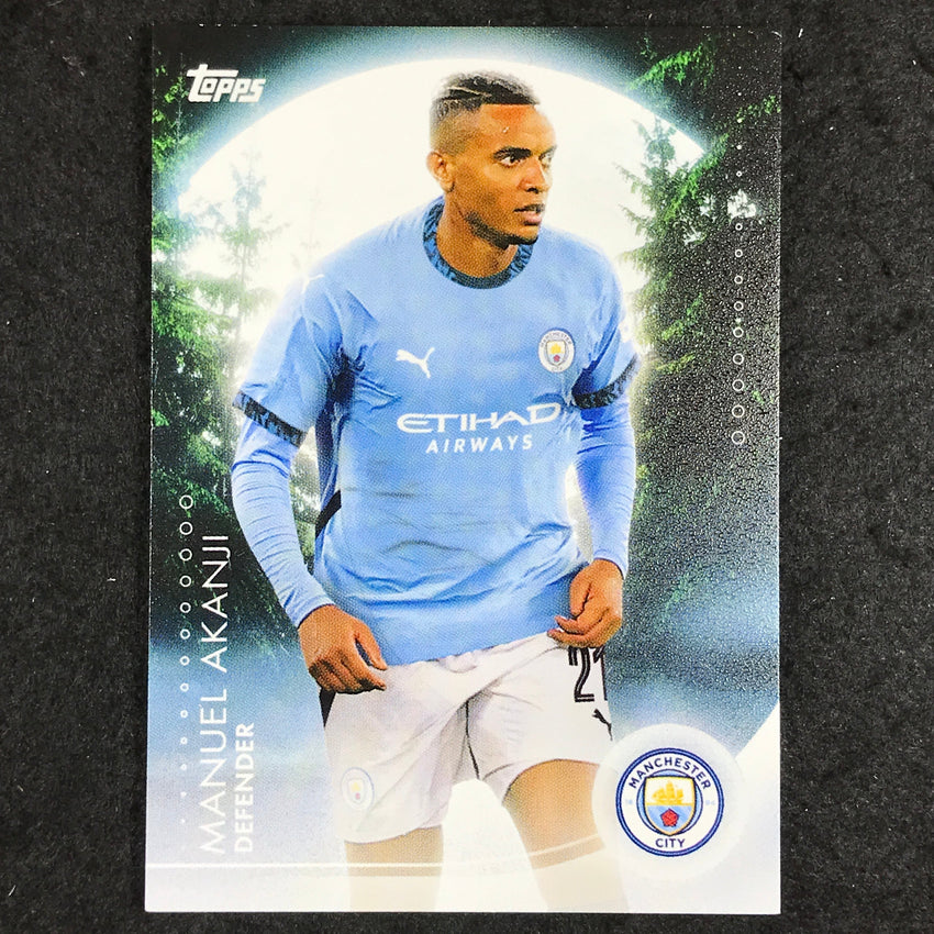 2024-25 Topps Blue Moon Manchester City MANUEL AKANJI Moonshine #2