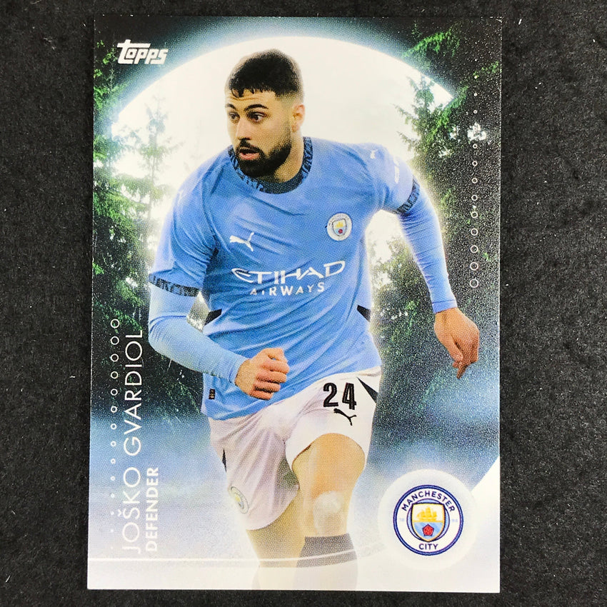 2024-25 Topps Blue Moon Manchester City JOSKO GVARDIOL Moonshine #3