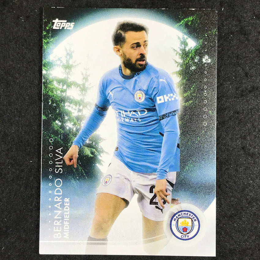 2024-25 Topps Blue Moon Manchester City BERNARDO SILVA Moonshine #4