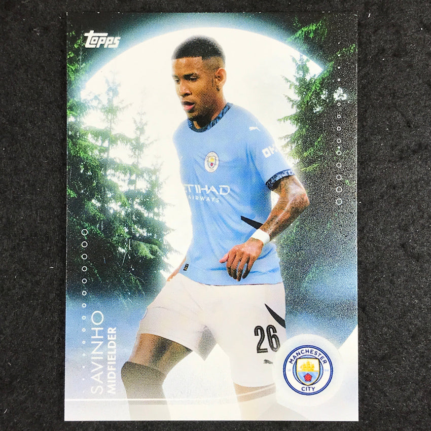 2024-25 Topps Blue Moon Manchester City SAVINHO Moonshine #5
