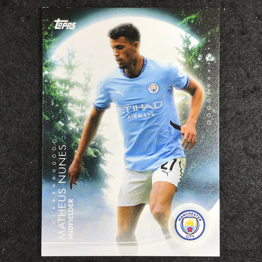 2024-25 Topps Blue Moon Manchester City MATHEUS NUNES Moonshine #6
