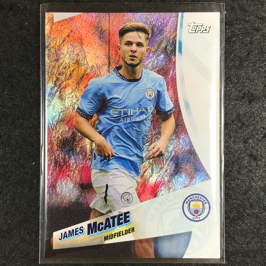 2024-25 Topps Blue Moon Manchester City JAMES MCATEE Base Set Lunar Dust #10