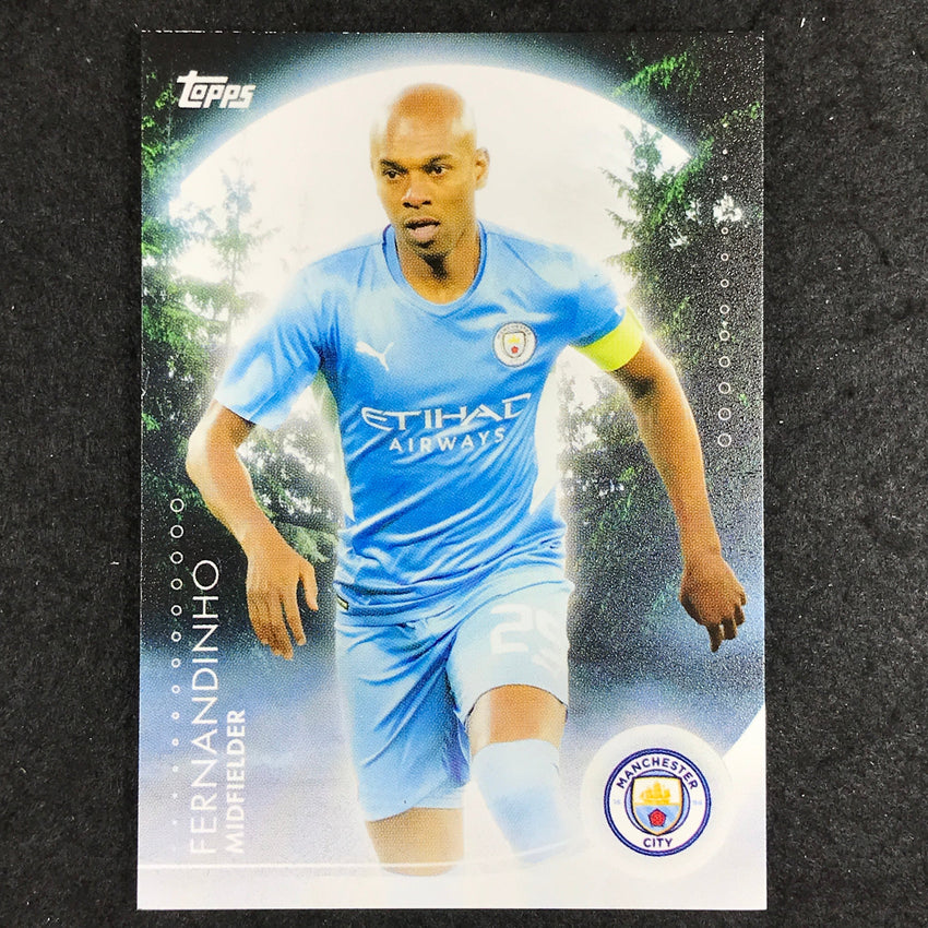 2024-25 Topps Blue Moon Manchester City FERNANDINHO Moonshine #15