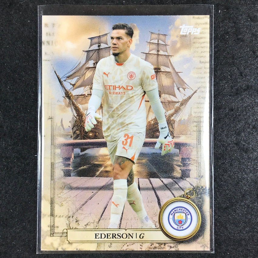 2024-25 Topps Blue Moon Manchester City EDERSON Sail Away #1