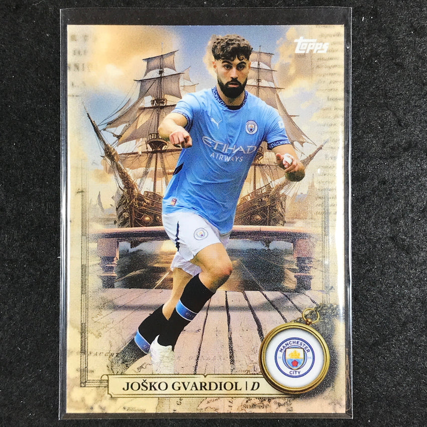 2024-25 Topps Blue Moon Manchester City JOSKO GVARDIOL Sail Away #2