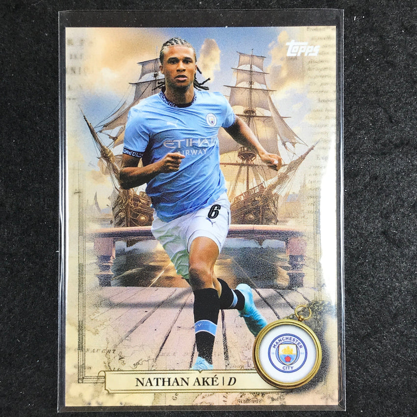 2024-25 Topps Blue Moon Manchester City NATHAN AKE Sail Away #3