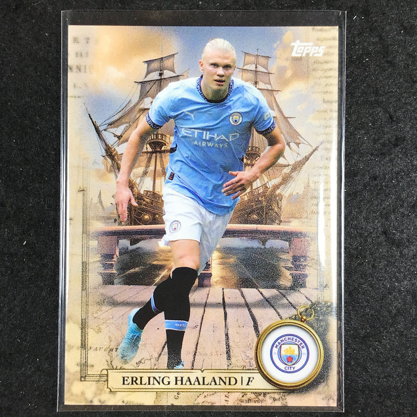 2024-25 Topps Blue Moon Manchester City ERLING HAALAND Sail Away #8