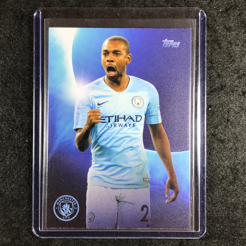 2024-25 Topps Blue Moon Manchester City FERNANDINHO Total Eclipse SSP #23