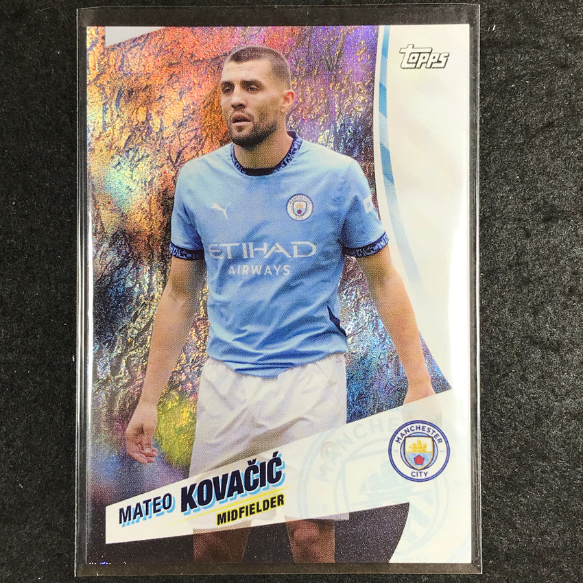2024-25 Topps Blue Moon Manchester City MATEO KOVACIC Base Set Lunar Dust #19