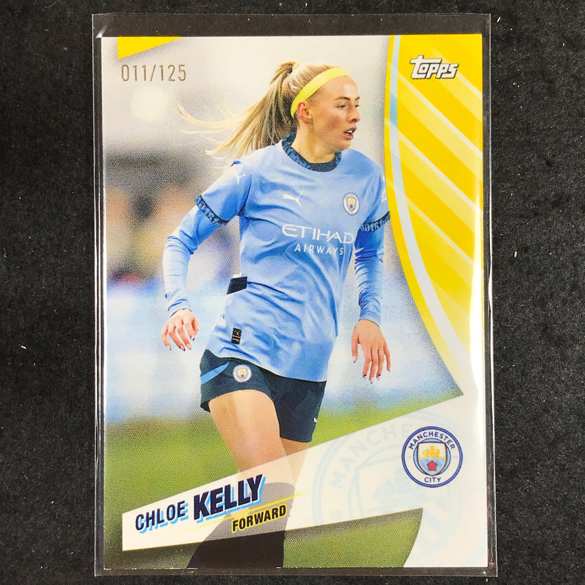 2024-25 Topps Blue Moon Manchester City CHLOE KELLY Base Yellow 11/125