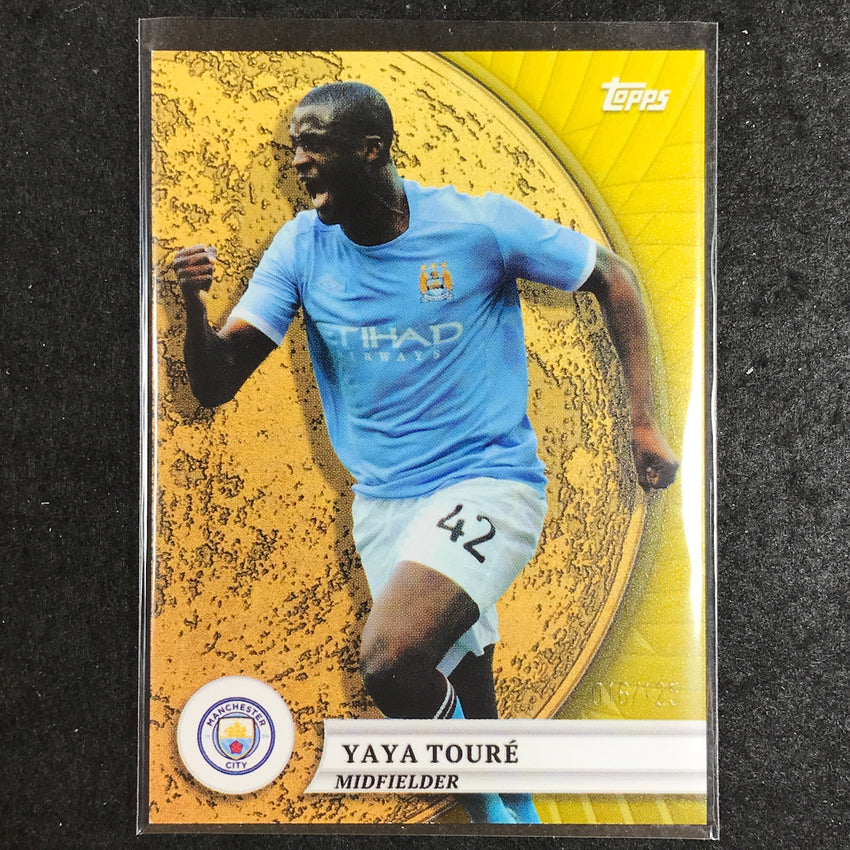 2024-25 Topps Blue Moon Manchester City YAYA TOURE Gold Moon Yellow 16/125