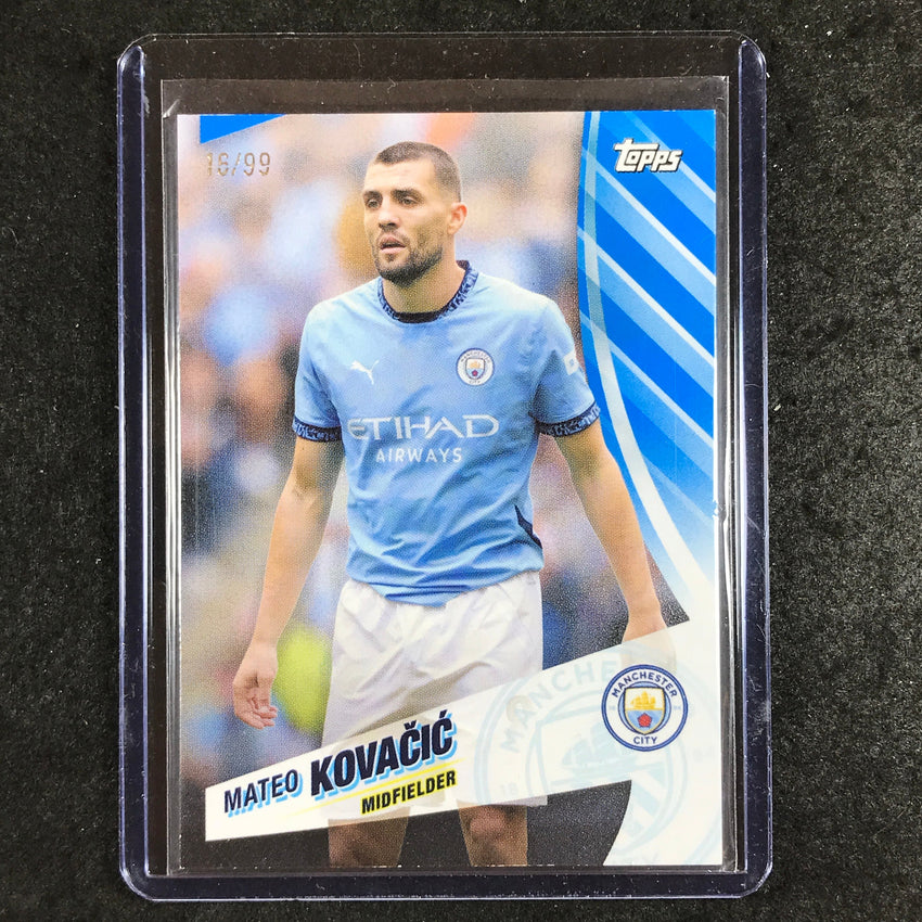 2024-25 Topps Blue Moon Manchester City MATEO KOVACIC Base Blue 16/99