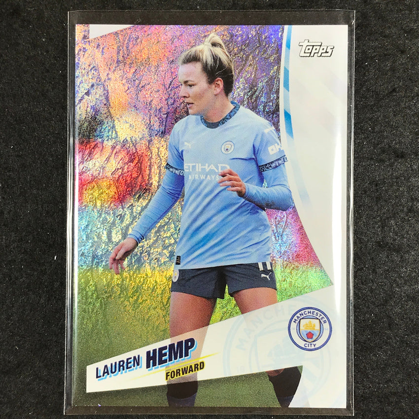 2024-25 Topps Blue Moon Manchester City LAUREN HEMP Base Set Lunar Dust #27