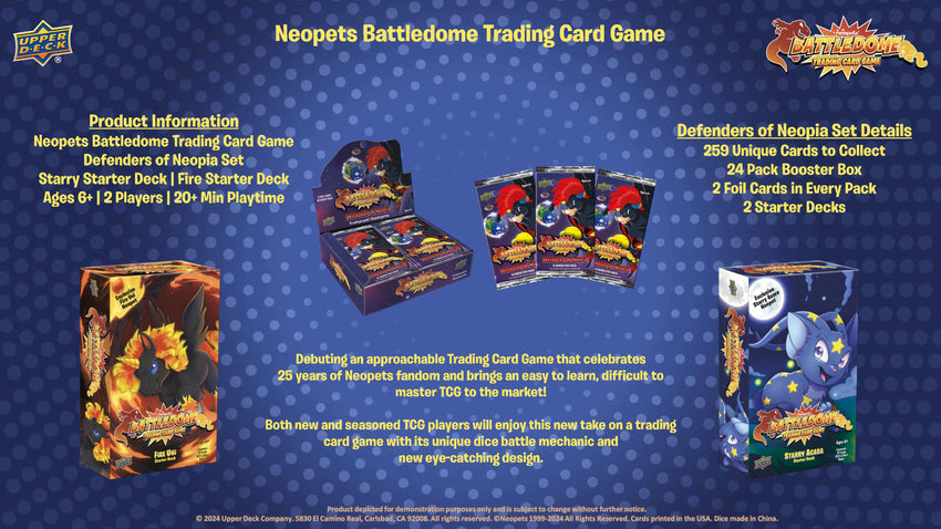 Neopets Battledome TCG: Defenders of Neopia Starter Deck - Fire Uni