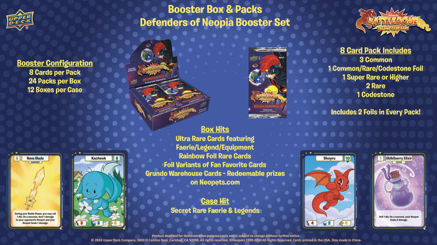 Neopets Battledome TCG: Defenders of Neopia Starter Deck - Fire Uni