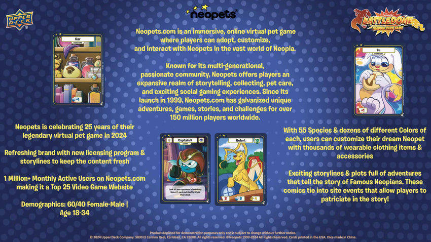 Neopets Battledome TCG: Defenders of Neopia Starter Deck - Fire Uni