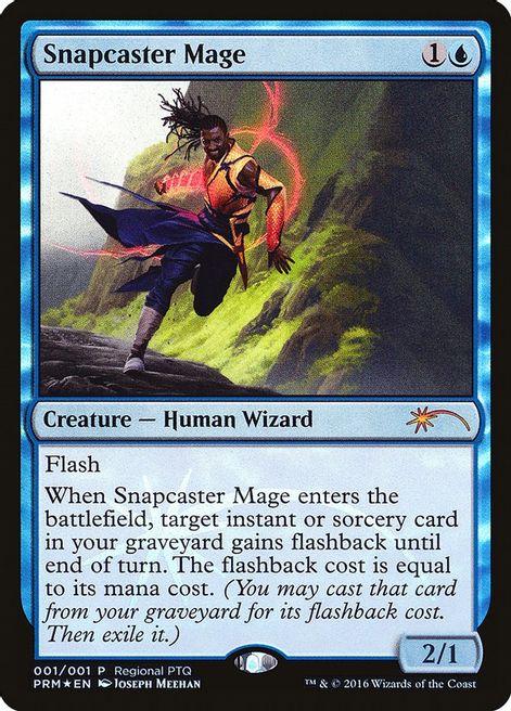 Foil Snapcaster Mage No 001 - Mythic Pro Tour Promo