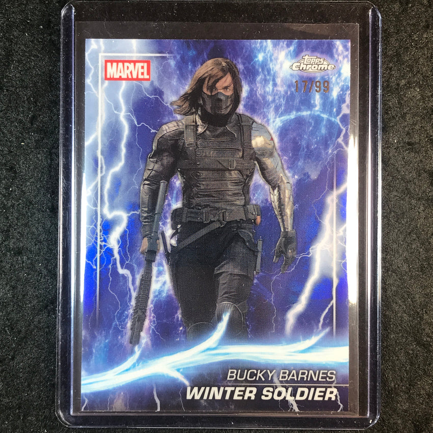 2025 Topps Chrome Marvel Studios WINTER SOLDIER Thor Refractor 17/99 #38