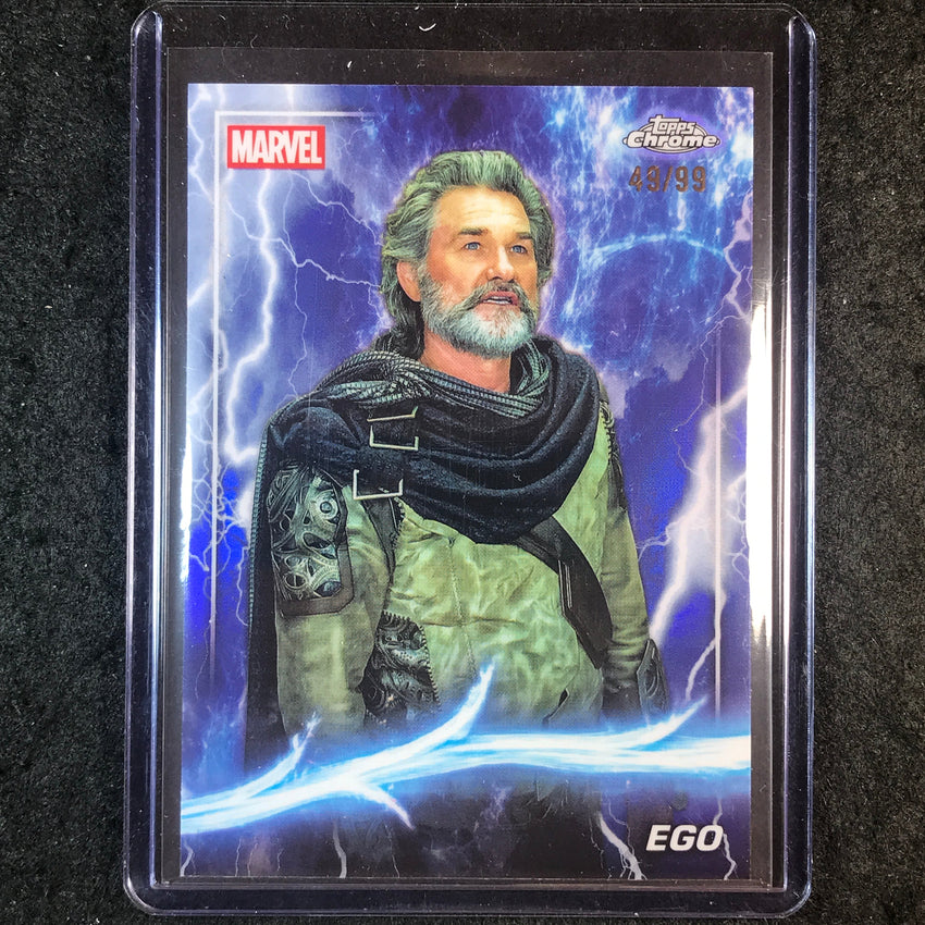 2025 Topps Chrome Marvel Studios EGO Thor Refractor 49/99 #71