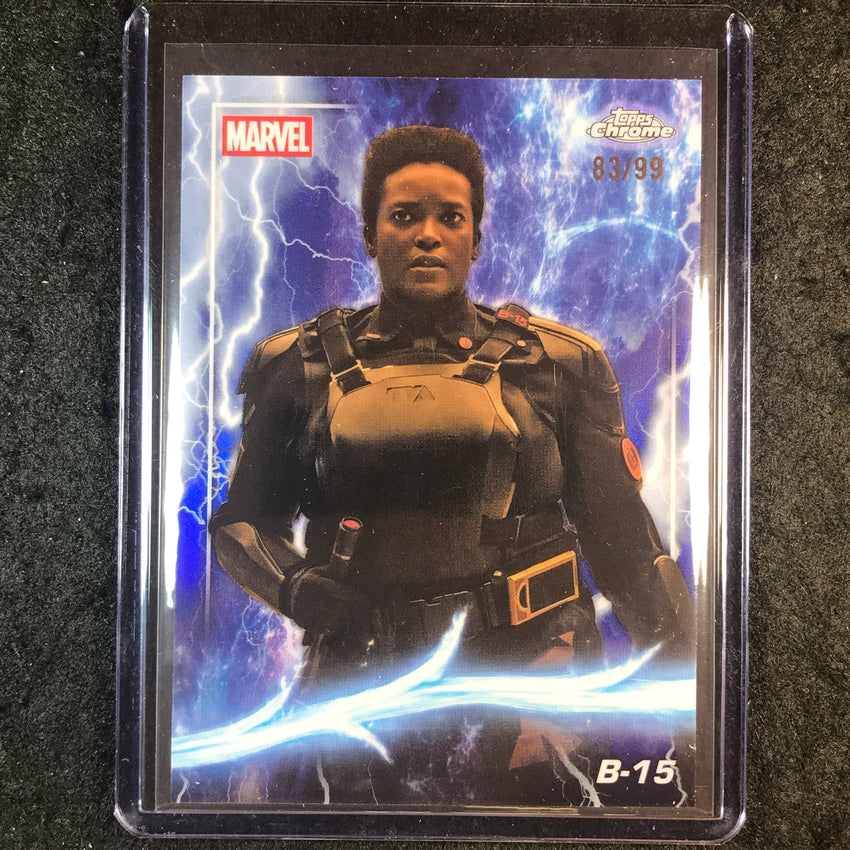 2025 Topps Chrome Marvel Studios B-15 Thor Refractor 83/99 #107