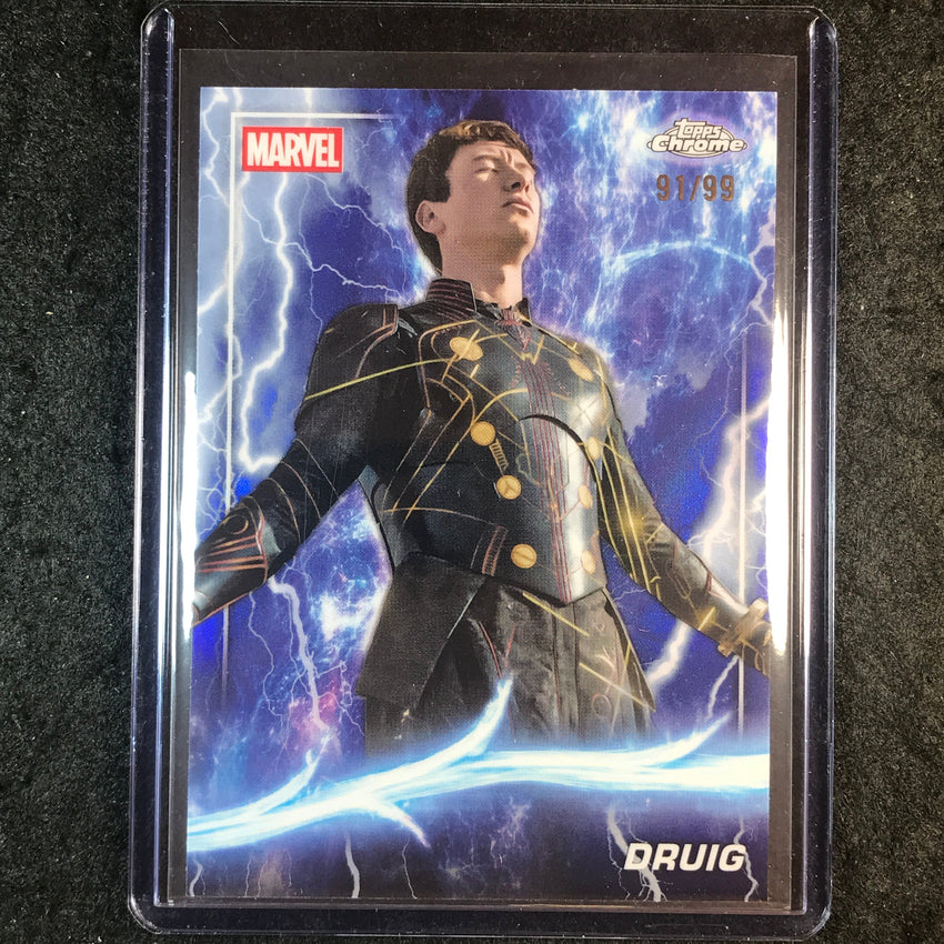 2025 Topps Chrome Marvel Studios DRUIG Thor Refractor 91/99 #124