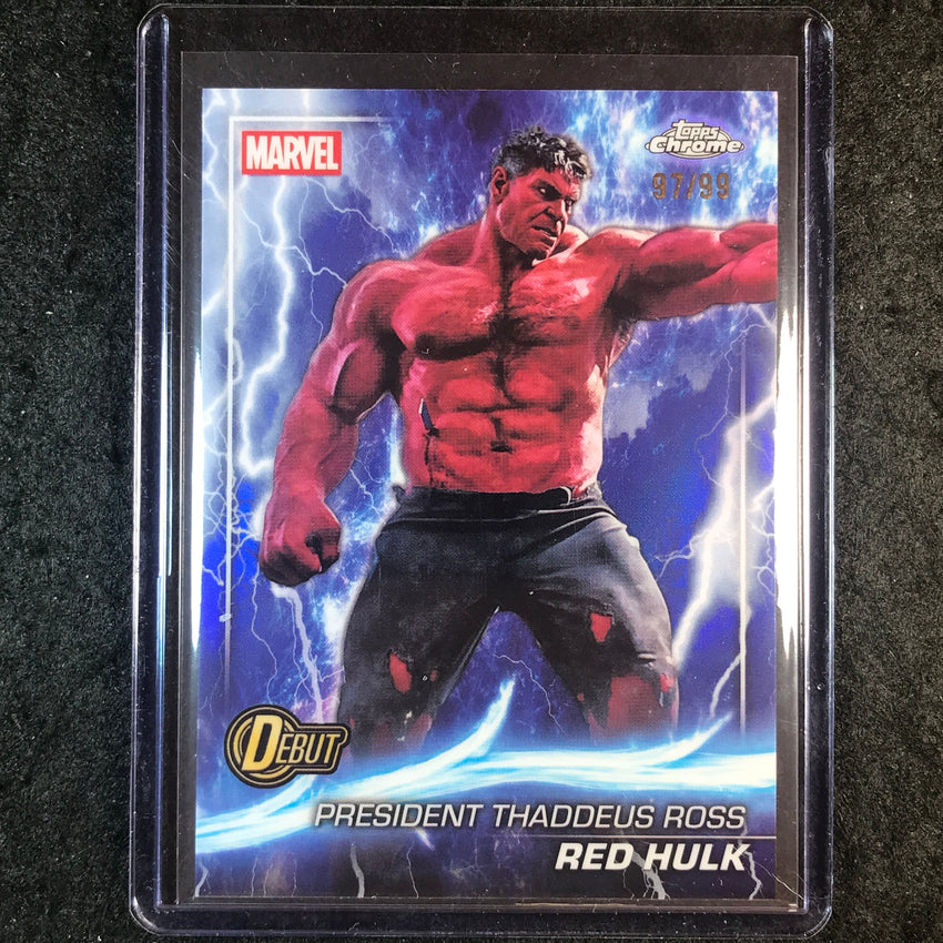 2025 Topps Chrome Marvel Studios RED HULK Thor Refractor 97/99 #171