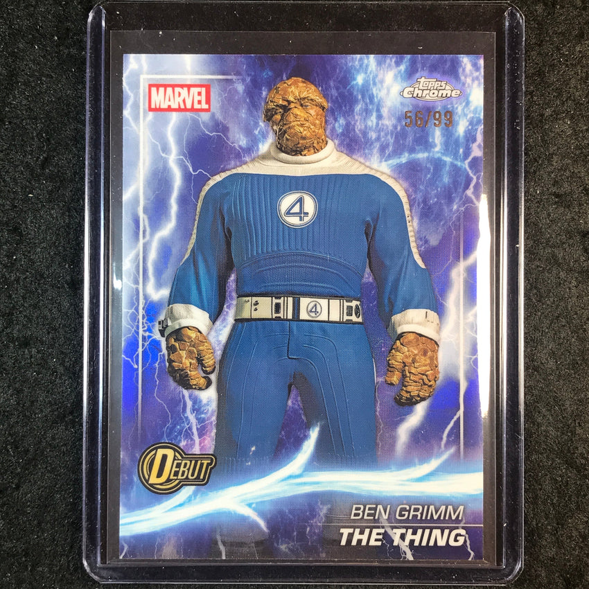 2025 Topps Chrome Marvel Studios THE THING Thor Refractor 56/99 #197