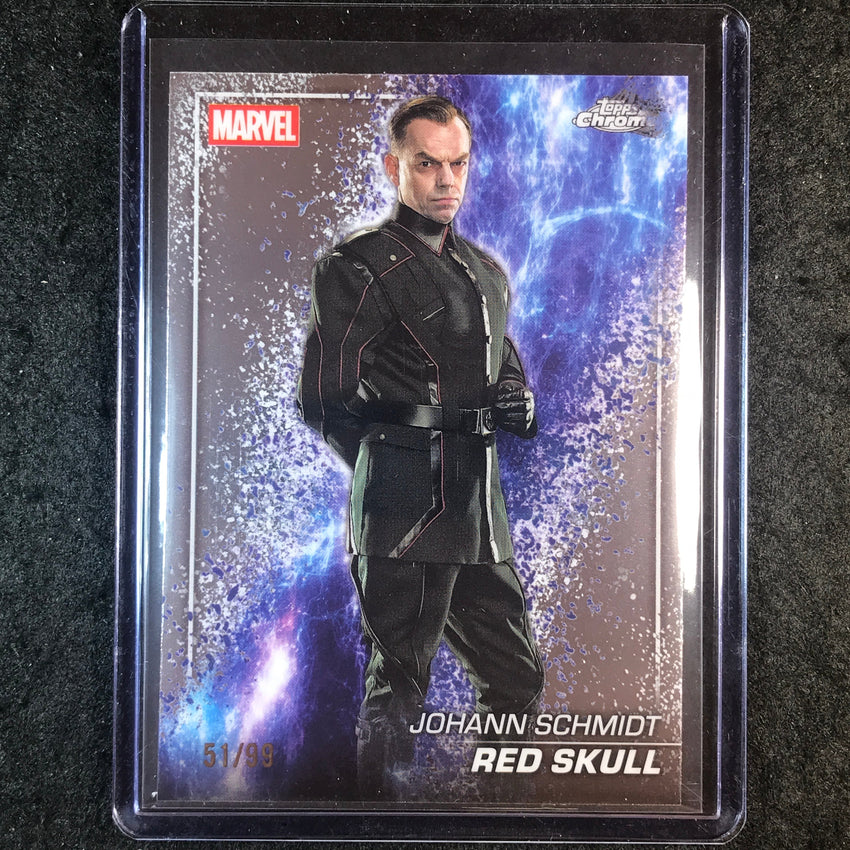 2025 Topps Chrome Marvel Studios RED SKULL The Snap Variation 51/99 #22