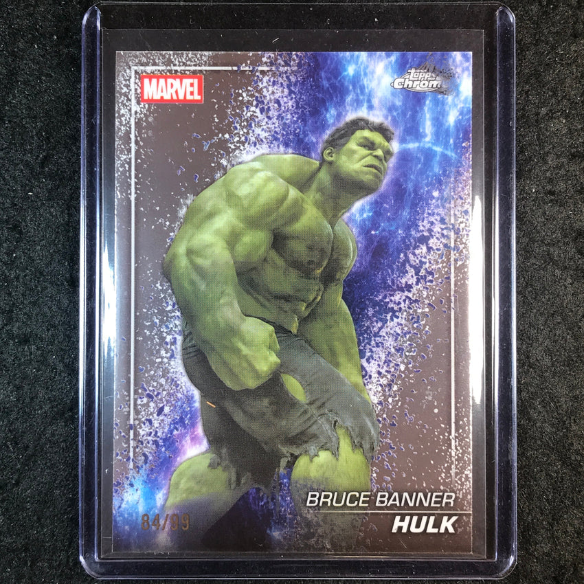 2025 Topps Chrome Marvel Studios HULK The Snap Variation 84/99 #27