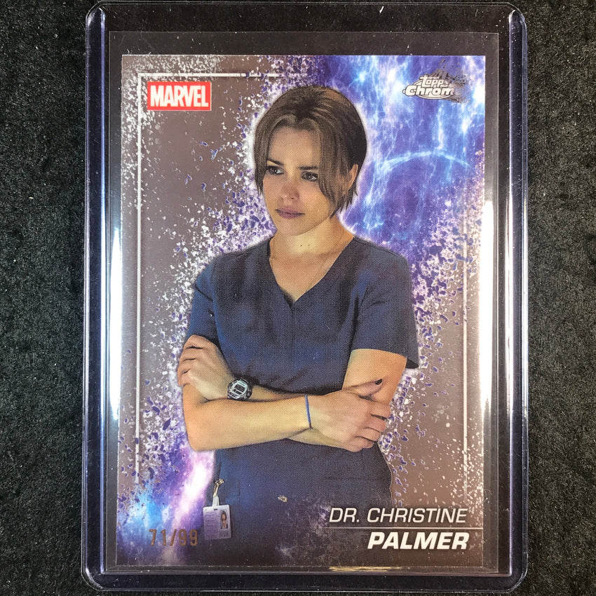 2025 Topps Chrome Marvel Studios PALMER The Snap Variation 71/99 #66
