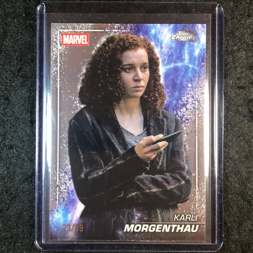 2025 Topps Chrome Marvel Studios KARLI MARGENTHAU The Snap Variation 23/99 #102