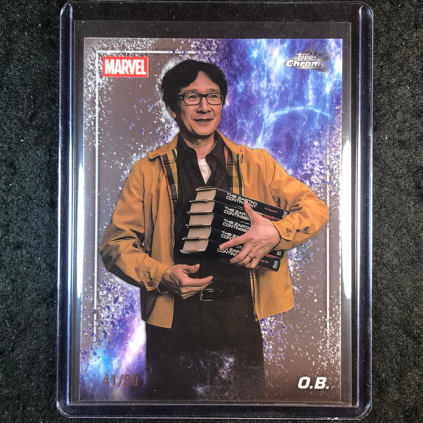 2025 Topps Chrome Marvel Studios O.B. The Snap Variation 41/99 #155