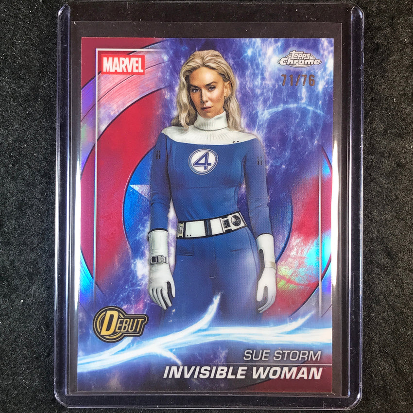 2025 Topps Chrome Marvel Studios INVISIBLE WOMAN Captain America 71/76 #195