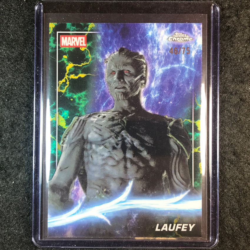 2025 Topps Chrome Marvel Studios LAUFEY Loki Refractor 46/75 #17