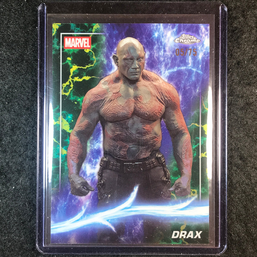 2025 Topps Chrome Marvel Studios DRAX Loki Refractor 5/75 #44
