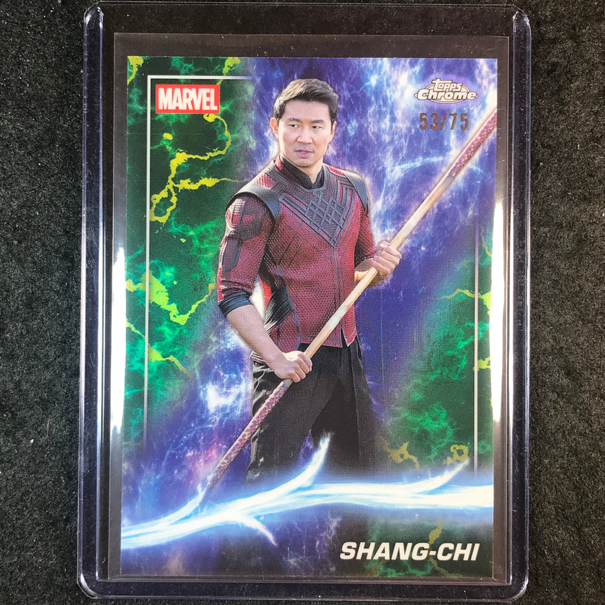 2025 Topps Chrome Marvel Studios SHANG-CHI Loki Refractor 53/75 #110