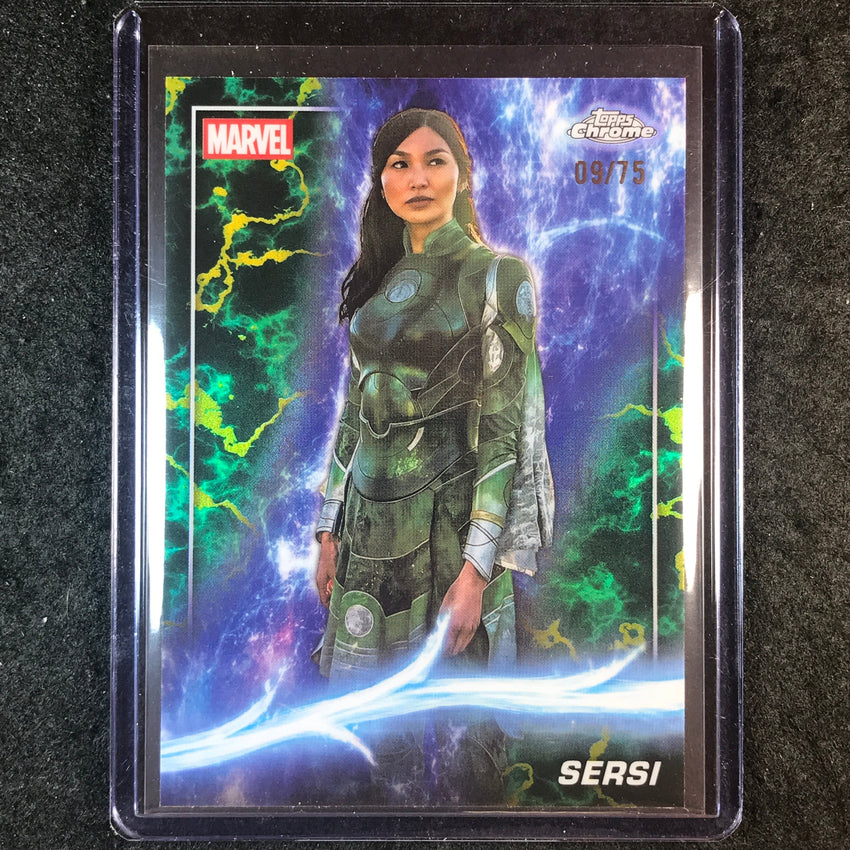 2025 Topps Chrome Marvel Studios SERSI Loki Refractor 9/75 #117